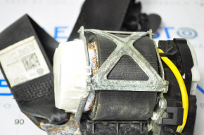 Passenger seat belt VW Tiguan 11-12 rest black, water damage