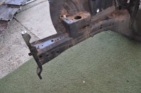 Front quarter right Nissan Altima 19-24 blue, with central pillar