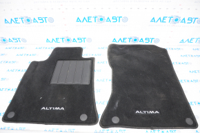 Set of floor mats for Nissan Altima 19-22 black