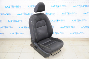 Passenger seat Nissan Altima 19-20 without airbag, mechanical, black cloth, for cleaning