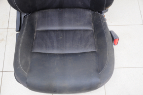 Passenger seat Nissan Altima 19-20 without airbag, mechanical, black cloth, for cleaning