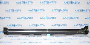 Left threshold Toyota Camry v50 12-14 usa LE XLE with chrome black break of lower fastening