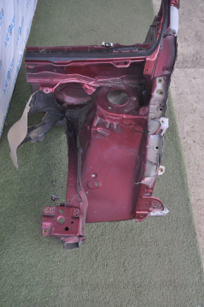 Front left quarter Toyota Sienna 11-14 red sawn off side member nose