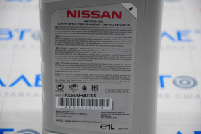Motor oil Nissan 0W-20 1l SN synthetic
