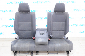 Rear row of seats 2nd row VW Tiguan 09-18 cloth, black, for cleaning