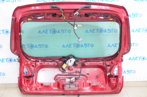 Bare tailgate with glass VW Tiguan 09-18 red LA3T, dent, with wiper arm and trapezoid