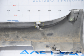 Right threshold Lexus Hs250h 10-11 silver, dented, cracked, broken fasteners, scratches