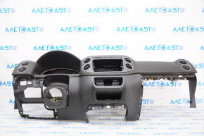 Torpedo front panel with AIRBAG VW Tiguan 09-18 black, for cleaning