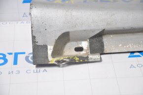 Right threshold Lexus ES300 ES330 01-04 silver, torn at the bottom, dented, painted
