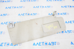 Right visor VW Tiguan 09-17 gray, for cleaning