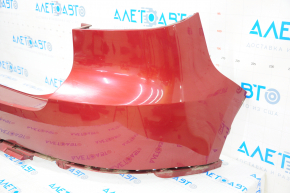 Bare rear bumper VW Tiguan 12-18 rest, upper part, red, crack in mount