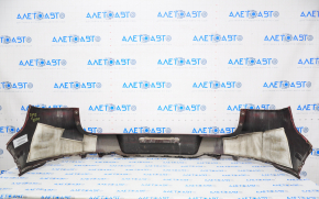 Bare rear bumper VW Tiguan 12-18 rest, upper part, red, crack in mount