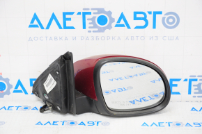 Side mirror right complete VW Tiguan 09-18 6 pins, turn signal, heated, red