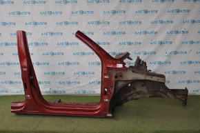 Front right quarter with central pillar VW Tiguan 09-18 red, pokes