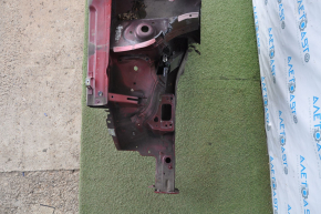 Front right quarter with central pillar VW Tiguan 09-18 red, pokes