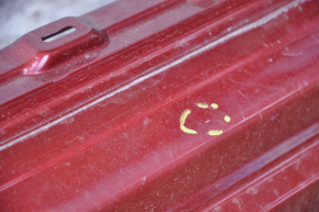 Front right quarter with central pillar VW Tiguan 09-18 red, pokes