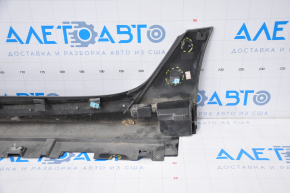 Right threshold Chevrolet Volt 16 - black with gray, broken fasteners, painted