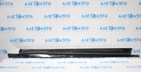 Right threshold Chevrolet Volt 16 - black with white, broken fasteners, scratches