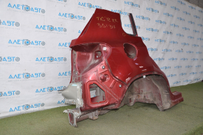 Quarter wing rear right VW Tiguan 09-18 red, butt