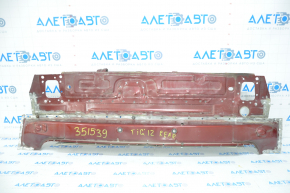 Rear panel VW Tiguan 09-18 2 parts, red
