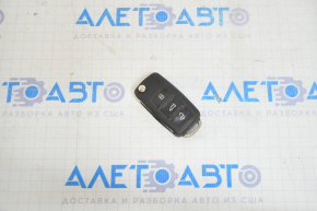 Key VW Tiguan 12-16 4 buttons, folding, worn