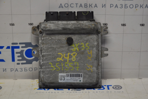 Block ECU engine computer Infiniti JX35 13-15 prerest, broken fasteners