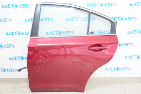 Door assembly rear left Subaru Legacy 15-19 red H2Q, dent