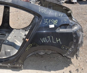 Quarter wing rear left Chevrolet Volt 11-15 black on the body, dented