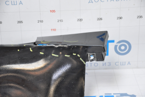Left threshold Chevrolet Volt 16 - black, rear part torn off, broken fasteners, scratches