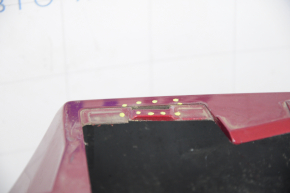 Rear bumper bare Subaru Legacy 15-17 red, rubbed, crack in mount, cracked