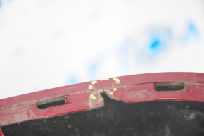 Rear bumper bare Subaru Legacy 15-17 red, rubbed, crack in mount, cracked