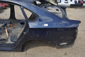 Quarter wing rear left VW Passat b7 12-15 USA blue on body, pokes