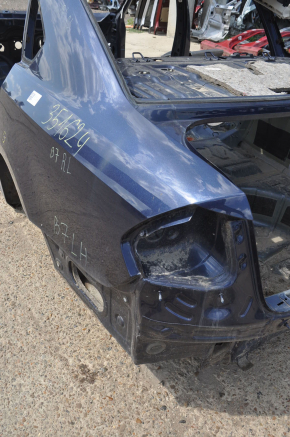 Quarter wing rear left VW Passat b7 12-15 USA blue on body, pokes