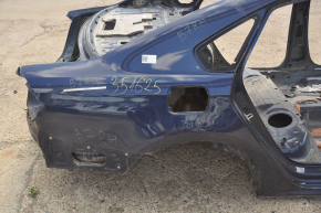 Quarter wing rear right VW Passat b7 12-15 USA blue on body, pokes