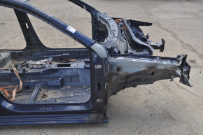 Front right quarter VW Passat b7 12-15 USA blue on the body, bent side member
