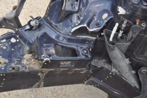 Front right quarter VW Passat b7 12-15 USA blue on the body, bent side member