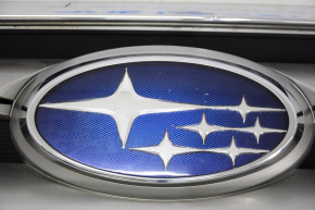 Radiator grill Subaru Legacy 15-17 chrome, with emblem, sand