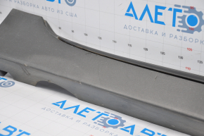 Right threshold Chevrolet Volt 11-15 with seal broken fasteners, dented, fractured, dented lower fasteners