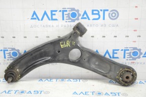 Lower front left arm Hyundai Elantra UD 11-16 torn silent block, torn boot