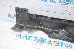 Right threshold Chevrolet Volt 11-15 with seal, broken fasteners, dented, torn fasteners in front, scratches