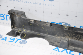 Right threshold Chevrolet Volt 11-15 with seal broken fasteners, scratches, dented lower fasteners