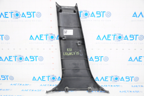 Center pillar trim lower right Subaru Legacy 15-19 black, scratch