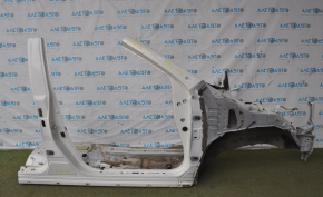 Front right quarter Nissan Pathfinder 13-20 white with central pillar, pokes