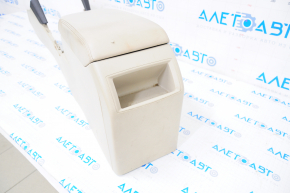 Console central armrest Subaru Legacy 15-19 leather, beige, torn armrest