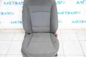 Passenger seat Kia Optima 11-15 without airbag, gray velour, dry-cleanable