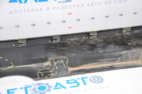 Right threshold Chevrolet Volt 11-15 with seal broken fasteners, fracture, dented, scratches