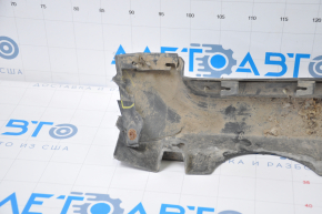 Right threshold Chevrolet Volt 11-15 with seal is dented and broken in the front, scratches, broken guide