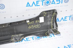 Right threshold for Chevrolet Volt 11-15 with seal, broken fasteners, broken at the rear, dented, scratches