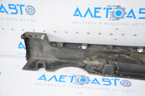 Right threshold Chevrolet Volt 11-15 with seal, broken fasteners, scratches, lower fastener is dented