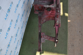 Quarter front left with central pillar Subaru Legacy 15-19 red, poke